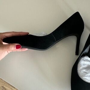 Jeffrey Campbell Black Suede Heels 7.5